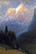 Albert Bierstadt Storm_Among_the_Alps oil on canvas